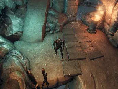 Top Down Cave Environment Pack Unity Unreal Engine Low-poly 3D model