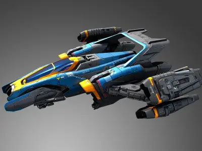 SF Fighter - Plug and Fly 3D model