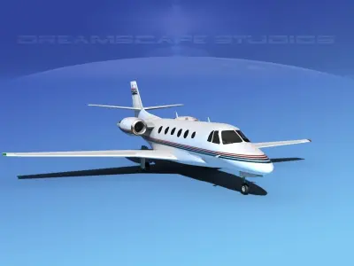 Cessna C560XL Citation V08 3D model