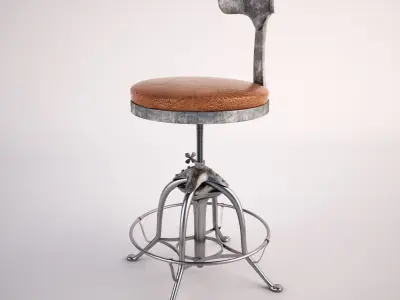  chair iron Free 3D model