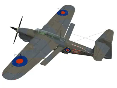 Fairey Barracuda Mk2 3D model