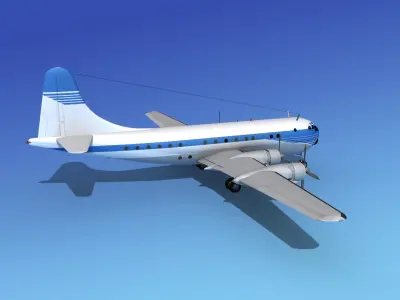 Boeing 377 Corporate 4 3D model
