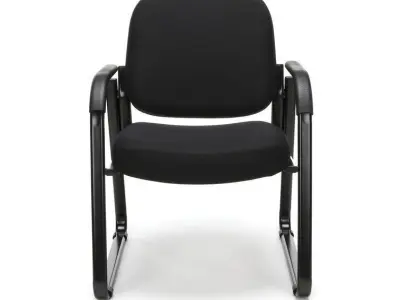 Jude Fabric Seat Waiting Room Chair 3D model