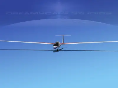 DG-400 15-Metre Motorglider V01 3D model