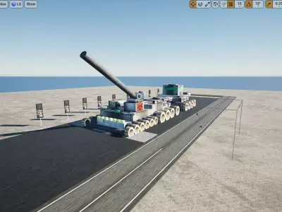 Vampire Faction Static Tank Free 3D model