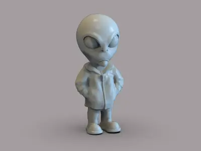 Cool Alien 3D print model