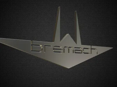 bremach logo 3D model
