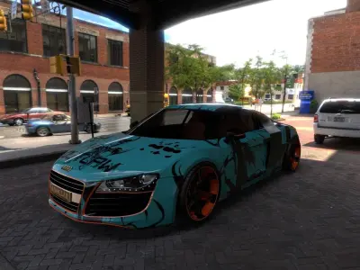 Audi R8 V10 Free 3D model