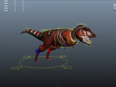Simple Tyrannosaurus Free 3D model