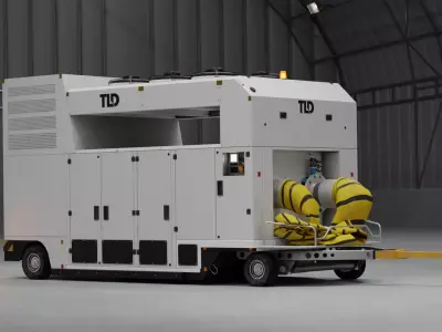 Aircraft Air Conditioning Unit - TLD GF30 Low-poly 3D model