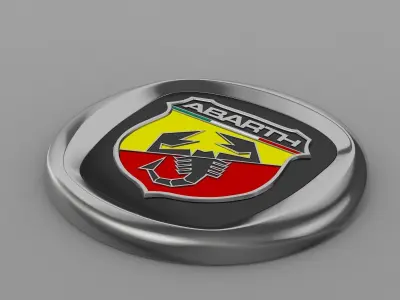 abarth logo 3D model