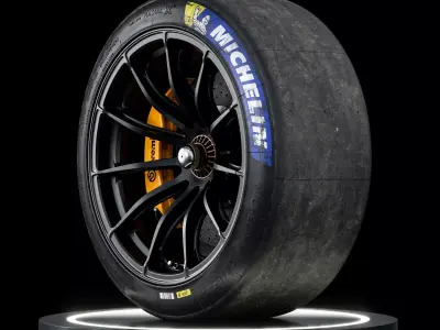Michelin Porsche Cup N2 27 65 18 3D model