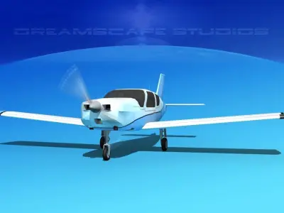 Socata TB-20 Trinidad V14 3D model