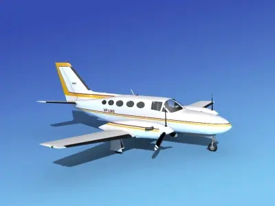 Cessna 425 Conquest I V14 3D model