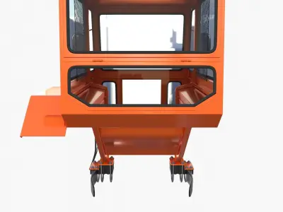 Tractor Cabin 3D model