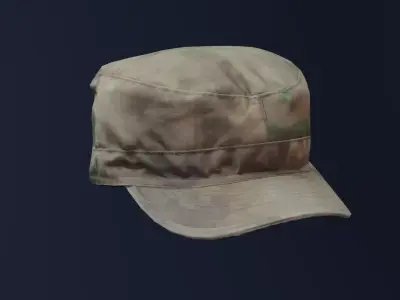 ATACS FG Army Cap Low-poly 3D model