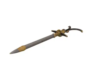 Historic Musket Rest Weapon 3D model