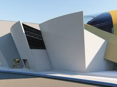 Market Hall 3D model