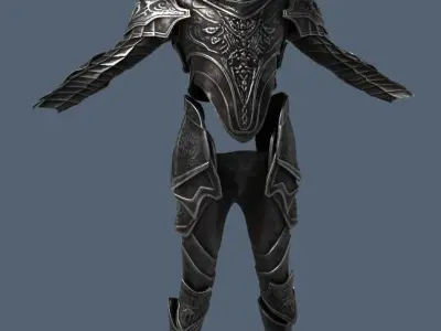 Armor of Artorias Free low-poly 3D model
