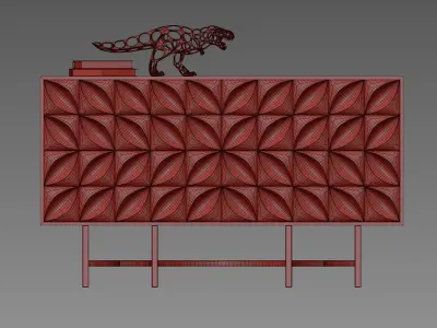 Barrington Console 3D model