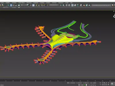 Abu dhabi terminal 3D model