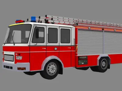 Fire Truck 3D Model get