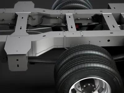 Renault Master SingleCab DW E20 Chassis 2020 3D model