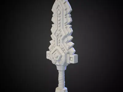 Stylized Sword 08 3D model