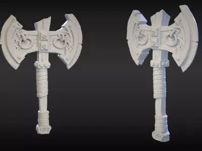 Stylized Axe 22 3D model