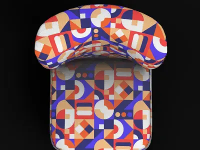 Accent chair Free low-poly 3D model