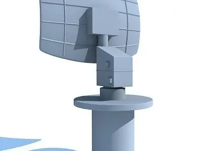 Radar 2 radio antenna 3D model