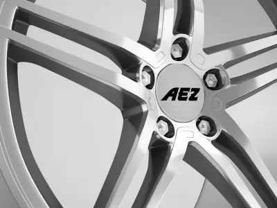 AEZ wheel rims 3D model