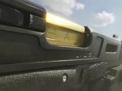 Glock 17 Salient Arms SAI 3D Model Low-poly 3D model