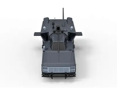 Buckaroo Bonzai Jet Truck Scale 1 to 24 3D print model