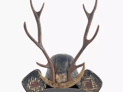 Samurai Helmet 3D model
