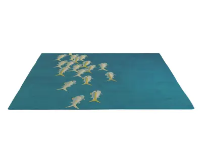 Fishes  rug 3D model