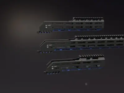 MI MCX Handguard  Low-poly 3D model