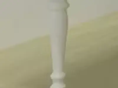 Classic table leg Free 3D model
