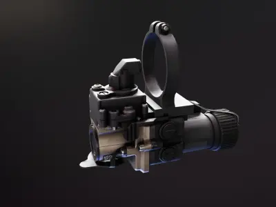 ECOSI SWIR Imager Low-poly 3D model