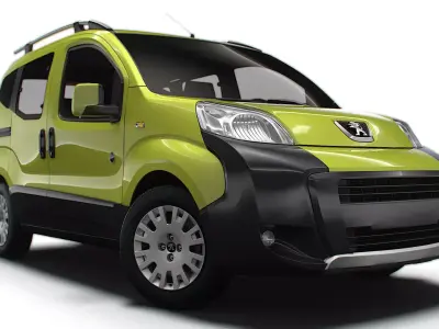 Peugeot Bipper Tepee Outdoor 2017 3D model