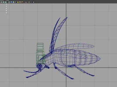 firefly 3d model fly 3D model