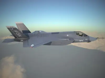 Lockheed Martin F-35B Lightning II 3D model