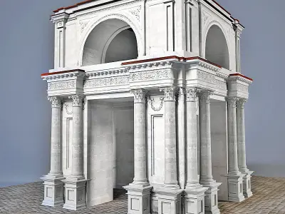 Old architectural Arch 3D model