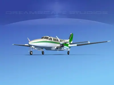 Beechcraft B99 Tennessee Valley Air 3D model