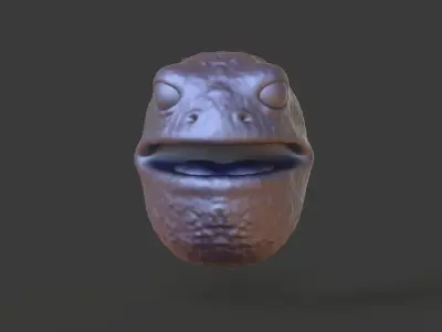 HEAD-R7 high poly sculpt 3D model