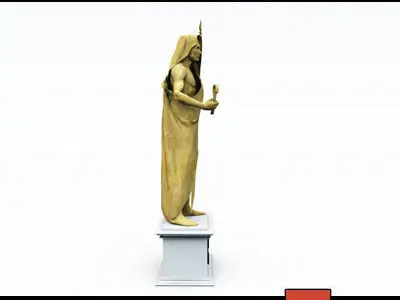 Statue of Deified Julius Caesar 3D model