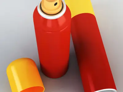Spray can 150ml 3D model