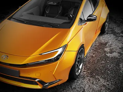 2024 Toyota Prius GOMSTYLING Bodykit 3D model