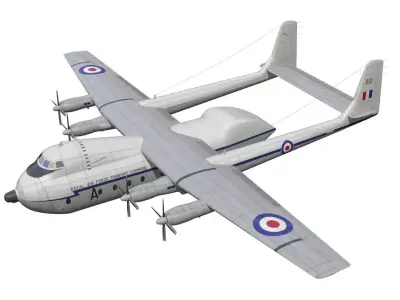 Armstrong Whitworth Argosy AW660C 3D model