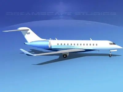 Global Express 6000 V08 3D model